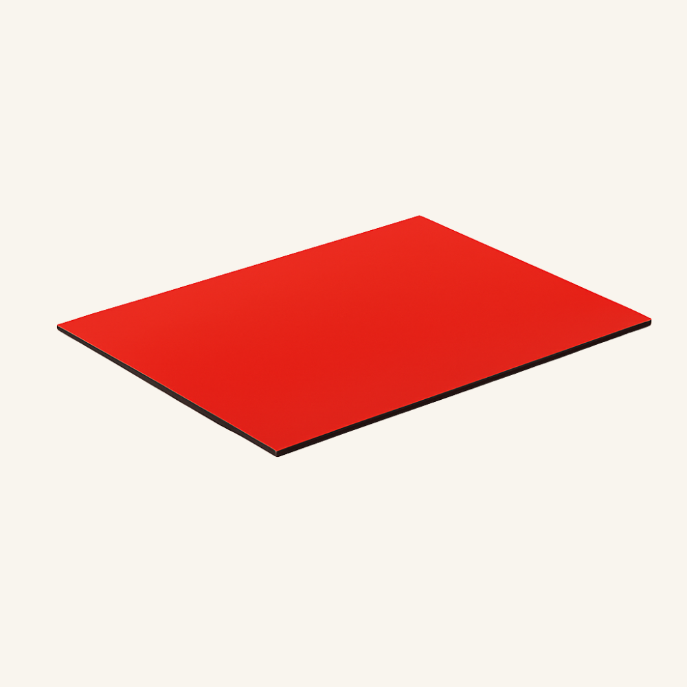 MATEL B21 - 1.50 M X 3.05 M X 3 MM - RAL3020 ROUGE