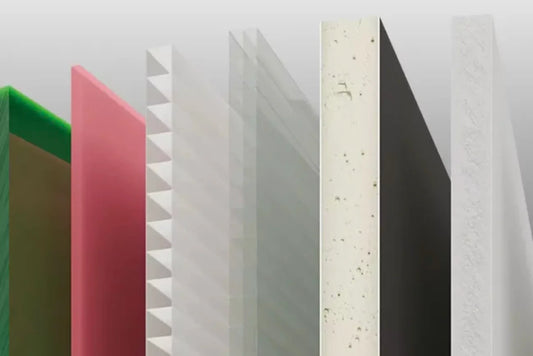 panneau composite aluminium vs PVC expansé vs PMMA