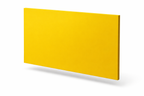 Plaque Décorative Aluminium Jaune – 60 × 40 cm – 3 mm – Incassable – Décoration Murale Intérieure