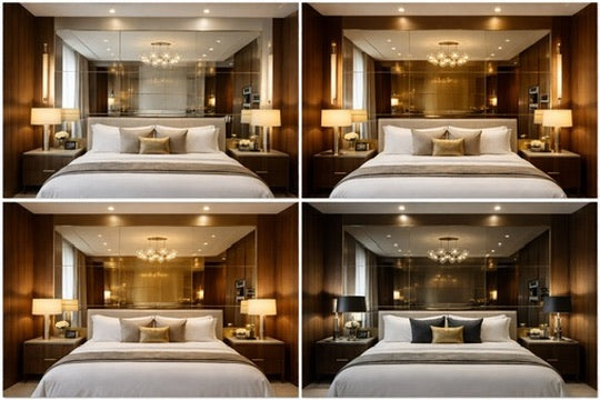 Plaque Décorative Aluminium Effet Miroir Or – 60 × 40 cm – 3 mm – Incassable – Décoration Murale Intérieure