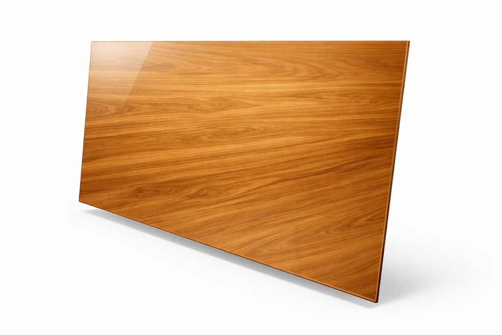 Plaque Décorative Aluminium Noyer – 60 × 40 cm – 3 mm – Incassable – Décoration Murale Intérieure