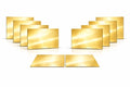 Pack de 14 Plaques Décoratives Aluminium Effet Miroir Or – (60 × 40 cm) (épaisseur : 3 mm) – Incassable – Décoration Murale Intérieure