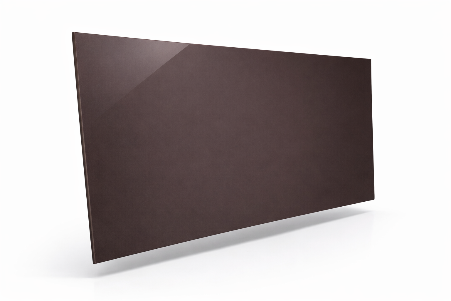 Plaque Décorative Aluminium Brun Marron – 60 × 40 cm – 3 mm – Incassable – Décoration Murale Intérieure