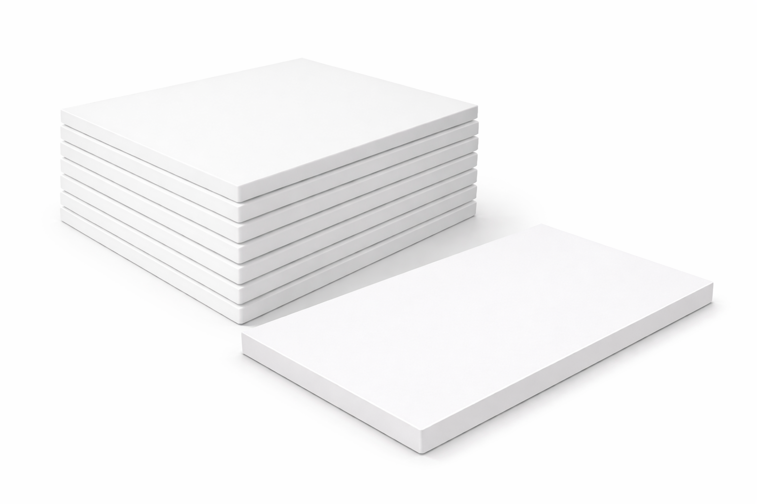 PVC EXPANSE - 1560x3050x10 mm (4,76 m2/ feuille) - BLANC