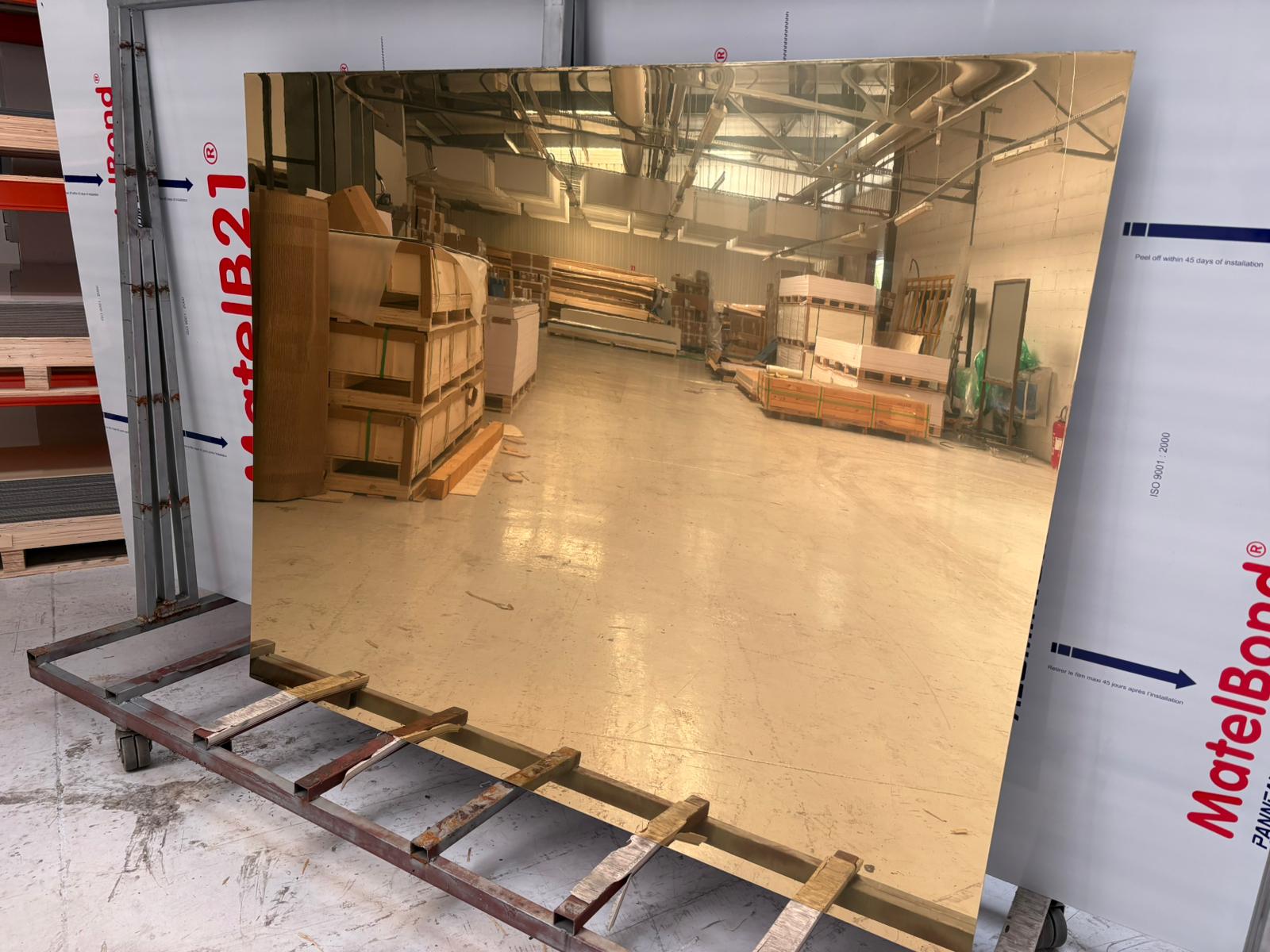 MatelBond Poli miroir laiton
