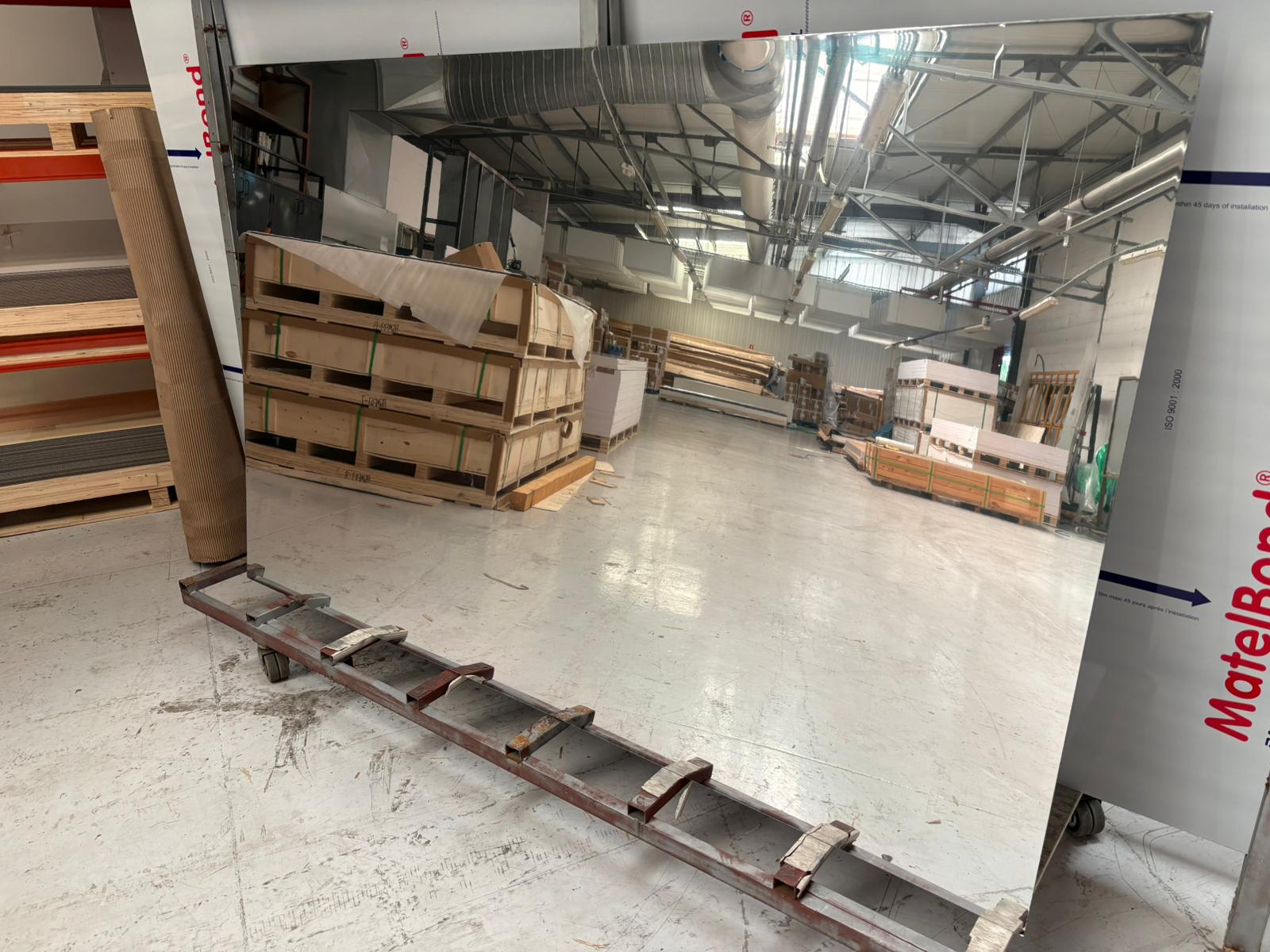 MatelBond Poli miroir argent