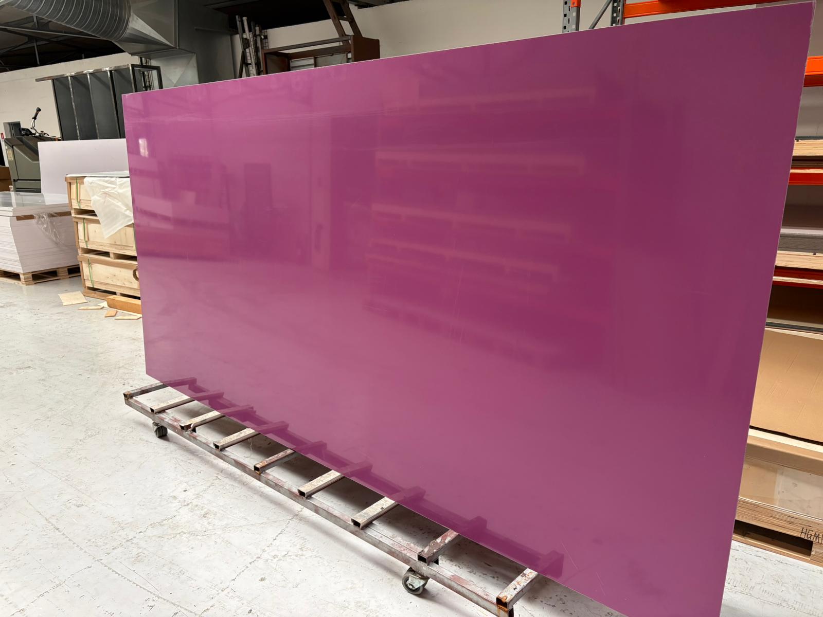 MatelBond RAL4008 Violet mat / Blanc brillant