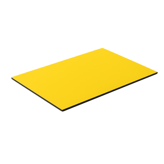 MATEL B21 - 1.50 M X 3.05 M X 3 MM (4,58 m2/ feuille)- RAL 1023 JAUNE