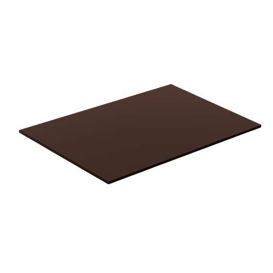 MATEL B21 - 1.50 M X 3.05 M X 3 MM (4,58 m2/ feuille)-  RAL 8019 MARRON-BRUN GRIS