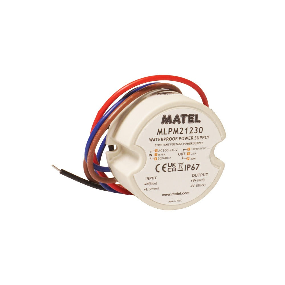 Alimentation MatelWatt 12V Série 2 30W 50x22mm