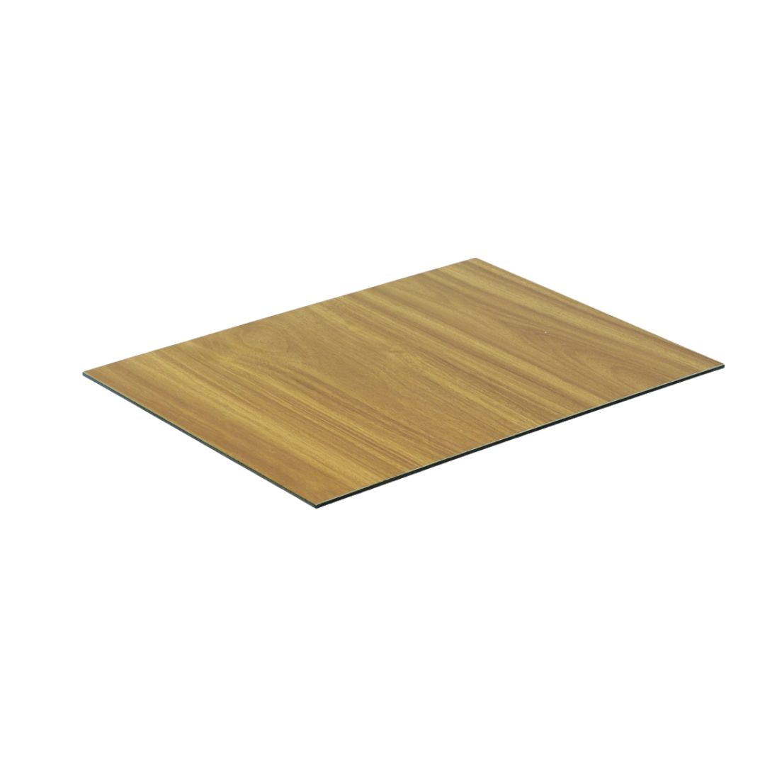 MATEL B30 - 1.50 M X 3.05 M X 3 MM (4,58 m2/ feuille) - NOYER BLOND / RAL 9016