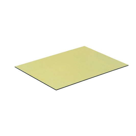 MATEL B30 - 1.25 M X 3.05 M X 3 MM (3,81 m2/ feuille)- POLI MIROIR LAITON (doré)