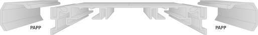Pareclose pointe diamant brut 22mm