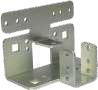 Equerre porte potence caisson 70mm