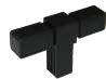 Raccord jonction tube carré 30mm
