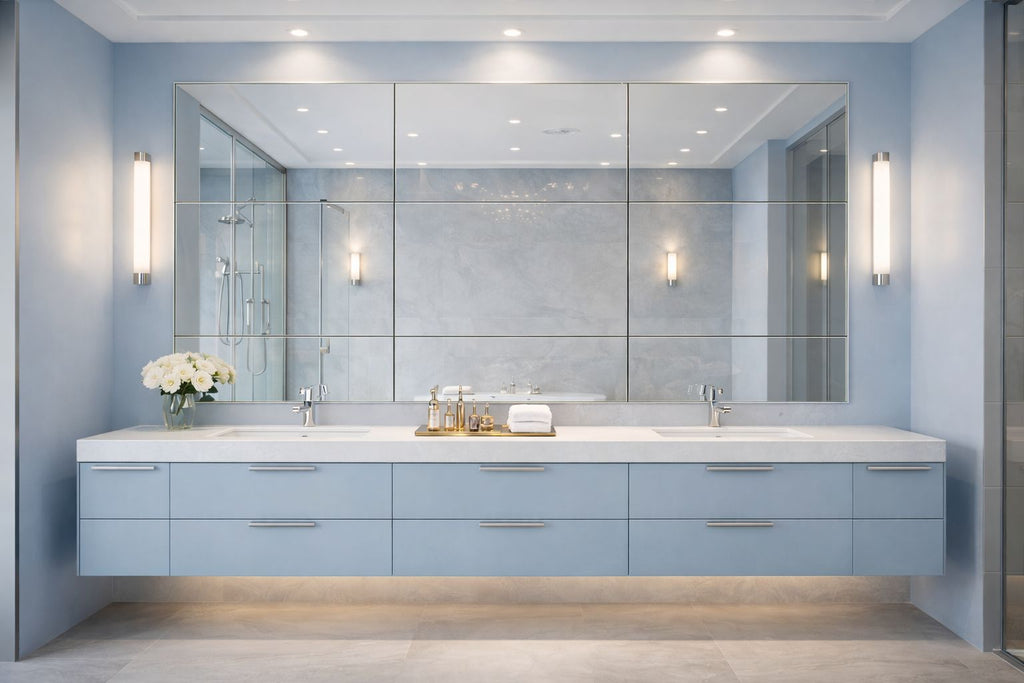 Pack de 14 Plaques Décoratives Aluminium Effet Miroir Argent – 60 × 40 cm – 3 mm – Incassable – Décoration Murale Intérieure