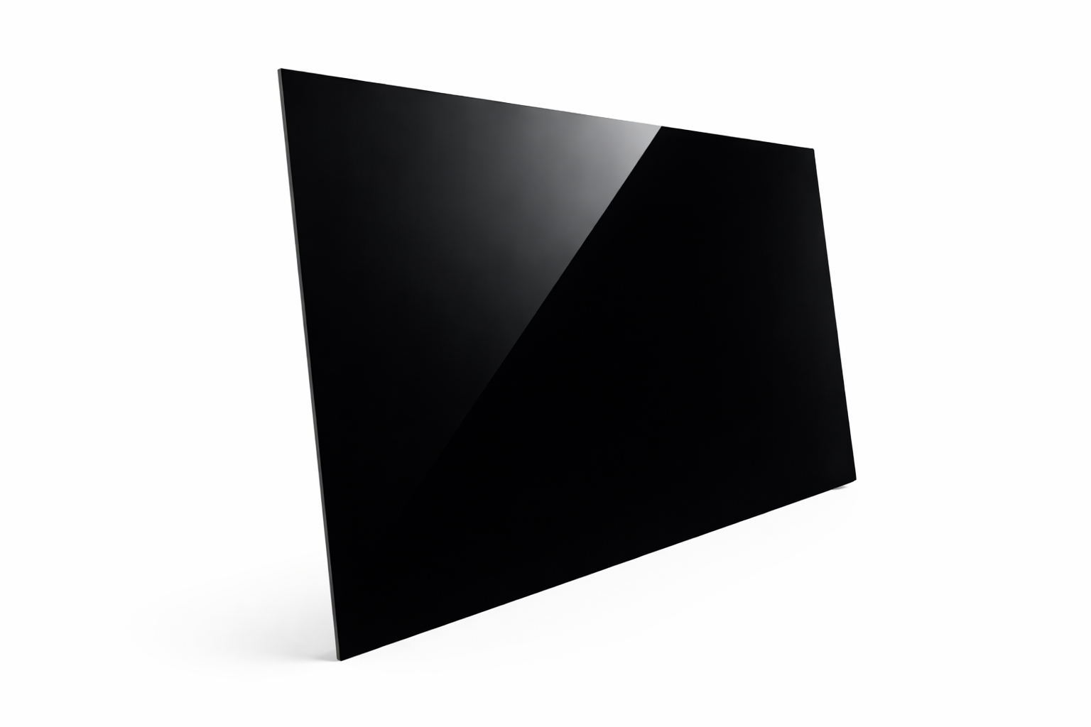 Plaque Décorative Aluminium Noir – 60 × 40 cm – 3 mm – Incassable – Décoration Murale Intérieure