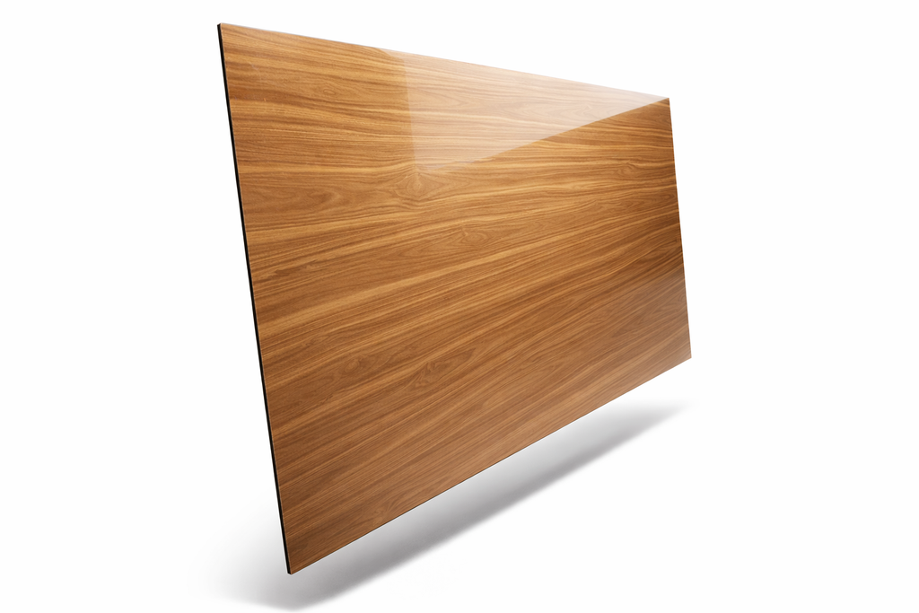 MATEL B30 - 1.50 M X 3.05 M X 3 MM (4,58 m2/ feuille) - NOYER BLOND / RAL 9016