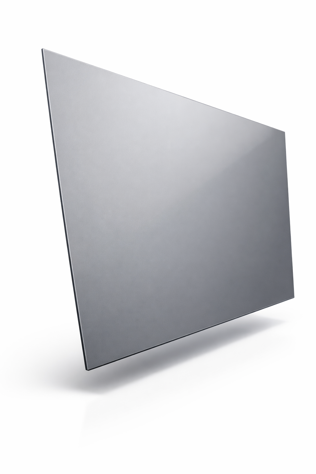 Plaque Décorative Aluminium Gris Clair – 60 × 40 cm – 3 mm – Incassable – Décoration Murale Intérieure