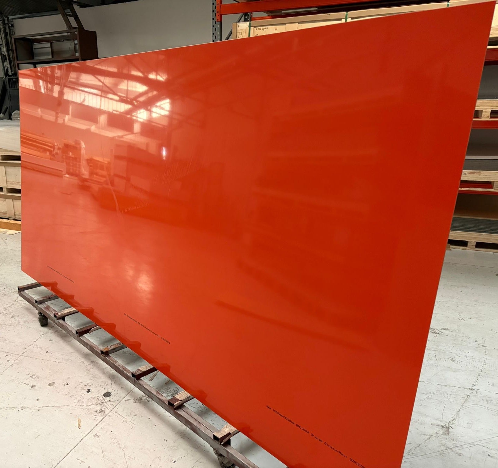 MATEL B30 - 1.50 M X 3.05 M X 3 MM - (RAL 2004) ORANGE